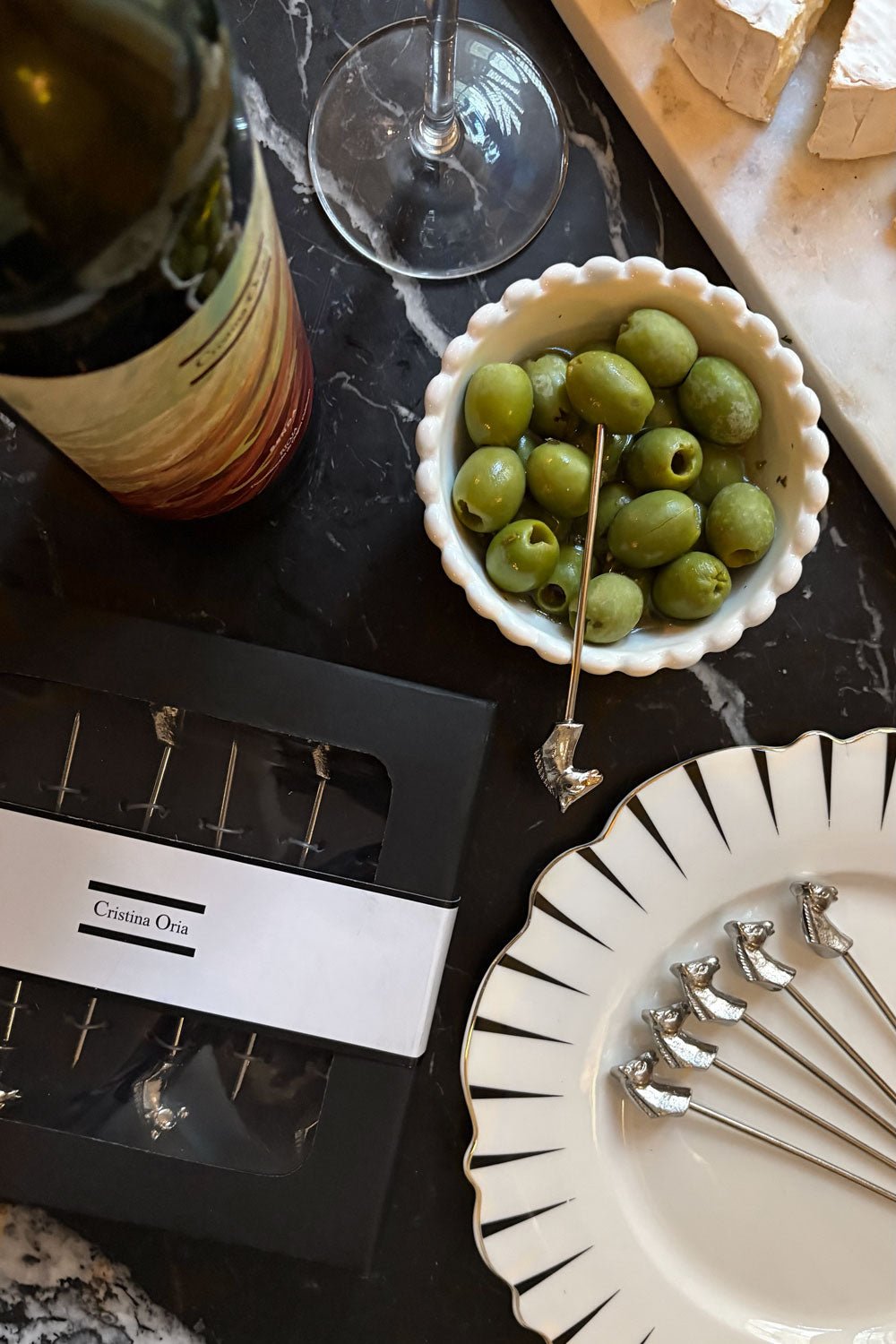 Set De 6 Pinchos Con Diseño De Caballos Cristina Oria 