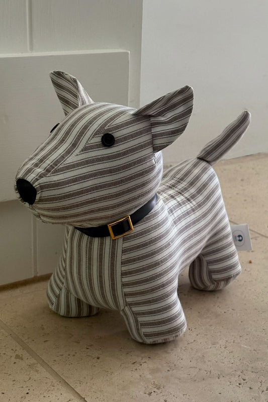 Sujetapuertas De Algodón Diseño Perro Marrón Cristina Oria 