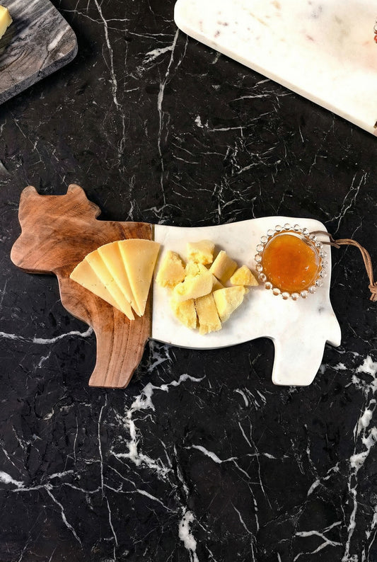 Tavolo da mucca in marmo Co