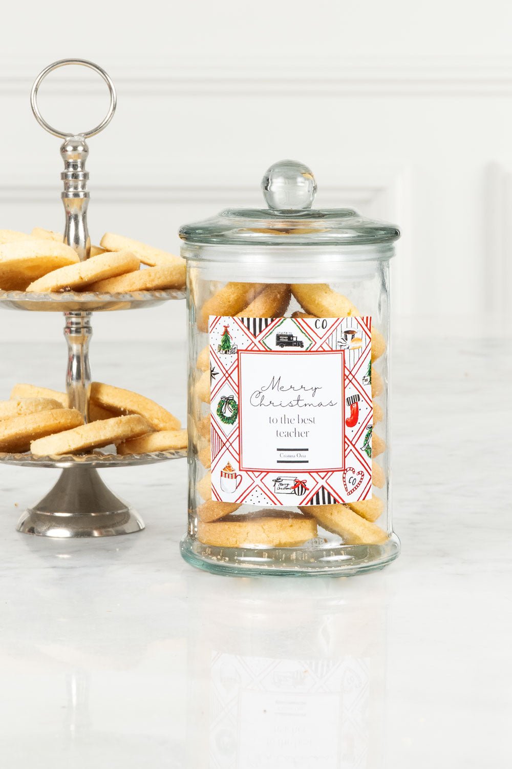 Tarro De Bretonas Especial Navidad Profesores