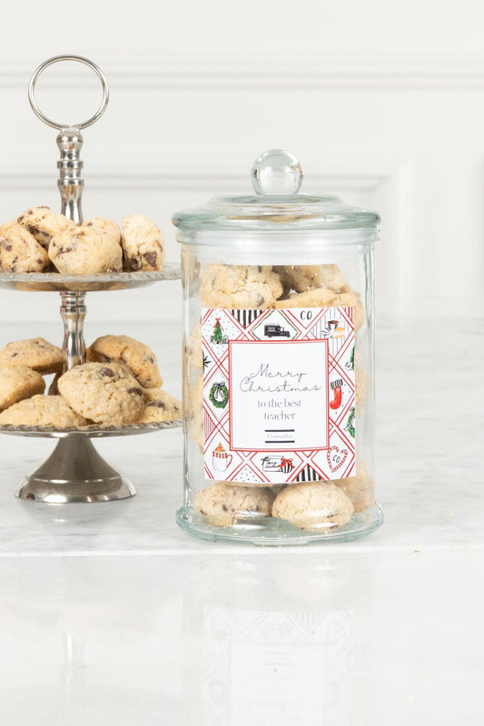 Tarro De Cookies Especial Navidad Profesores