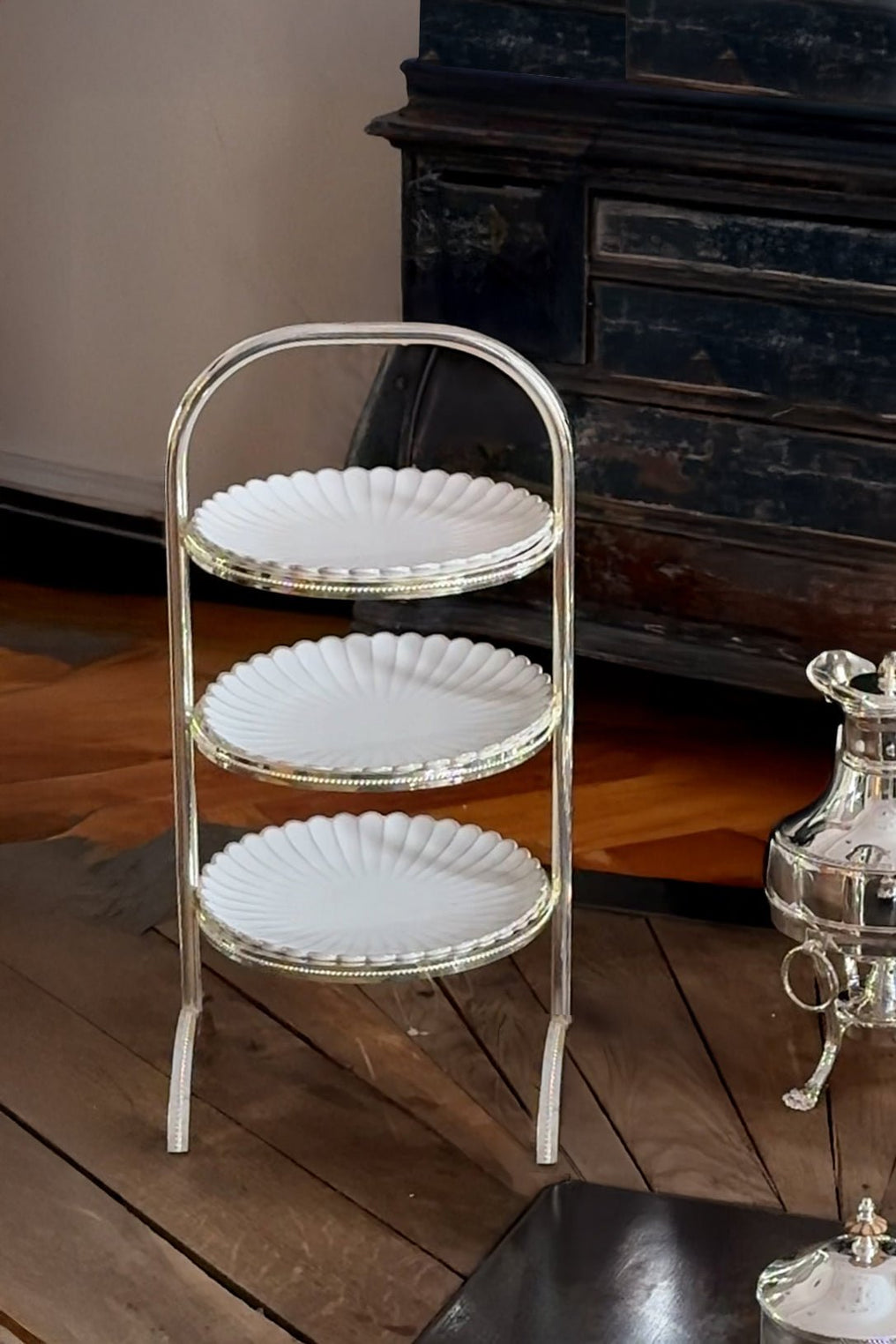 Tartero Tres Alturas De Plata Cristina Oria 