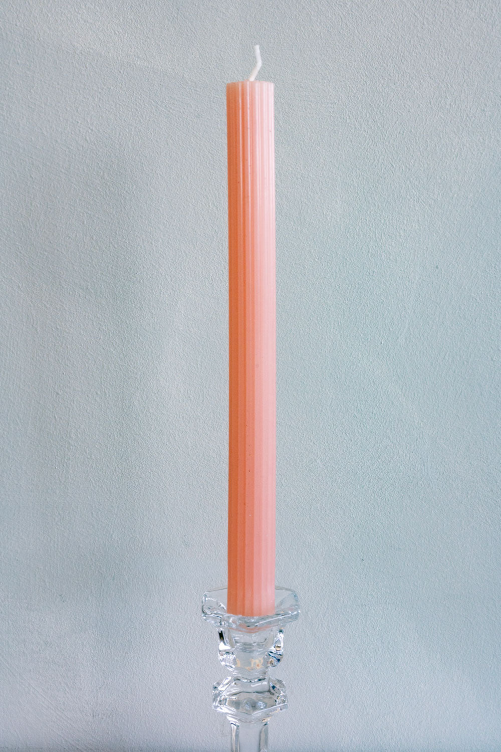 Detalles Coral Set De 3 Velas Con Diseño Rayas En Relieve Colores Pastel Cristina Oria