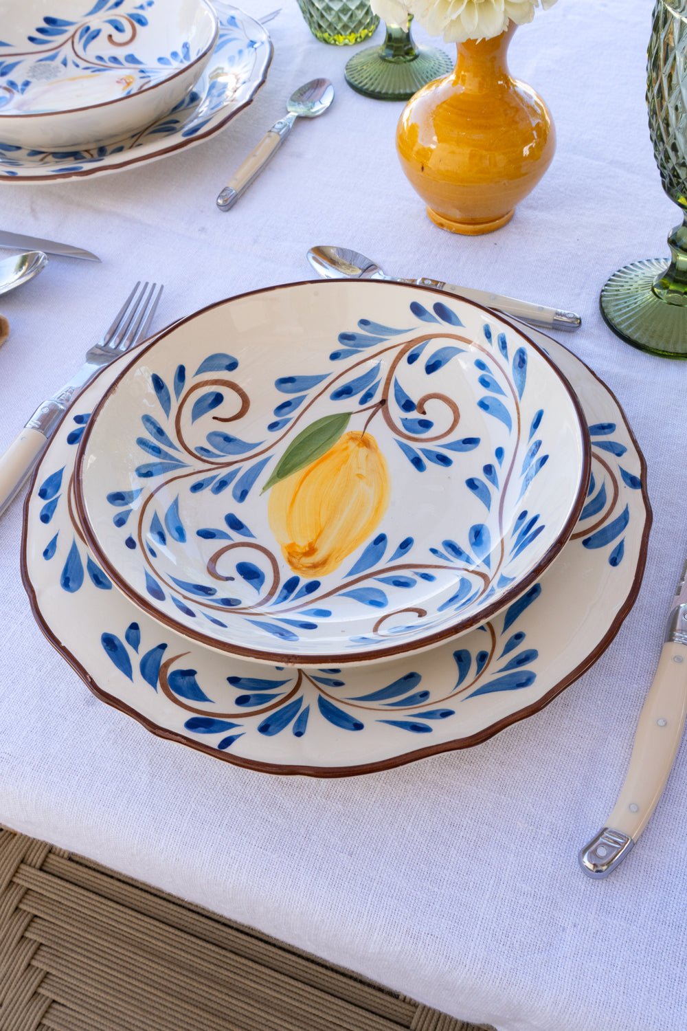 Mesa Vajillas Originales De Casa Vajilla Artesanal Con Diseño