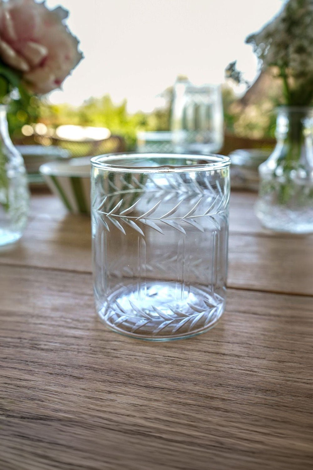 Verre à eau en cristal sculpté Cristina Oria