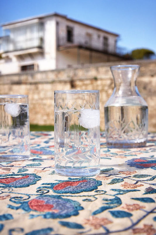 Vaso Pequeño Cristal Tallado