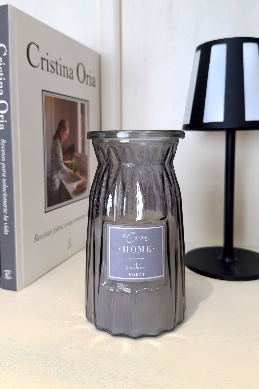 Gris Vela Perfumada Botánica Cristina Oria