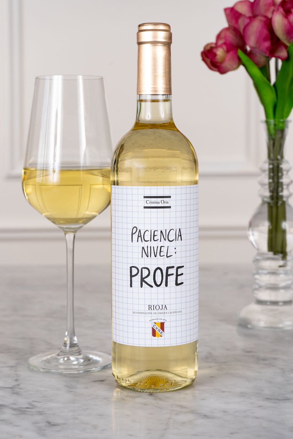Vino Cune Rioja Blanco Especial Profesores Cristina Oria 