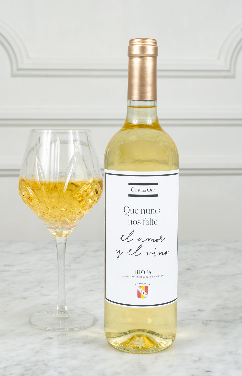Vino Cune Rioja Blanco Especial San Valentín Cristina Oria