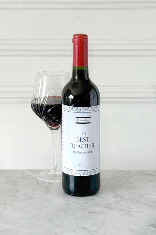 Vino Cune Rioja Crianza "The Best Teacher In The World" Cristina Oria 