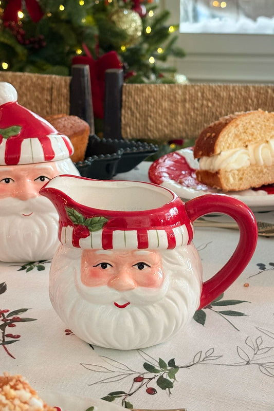 Lechera Con Diseño De Papá Noel Cristina Oria 