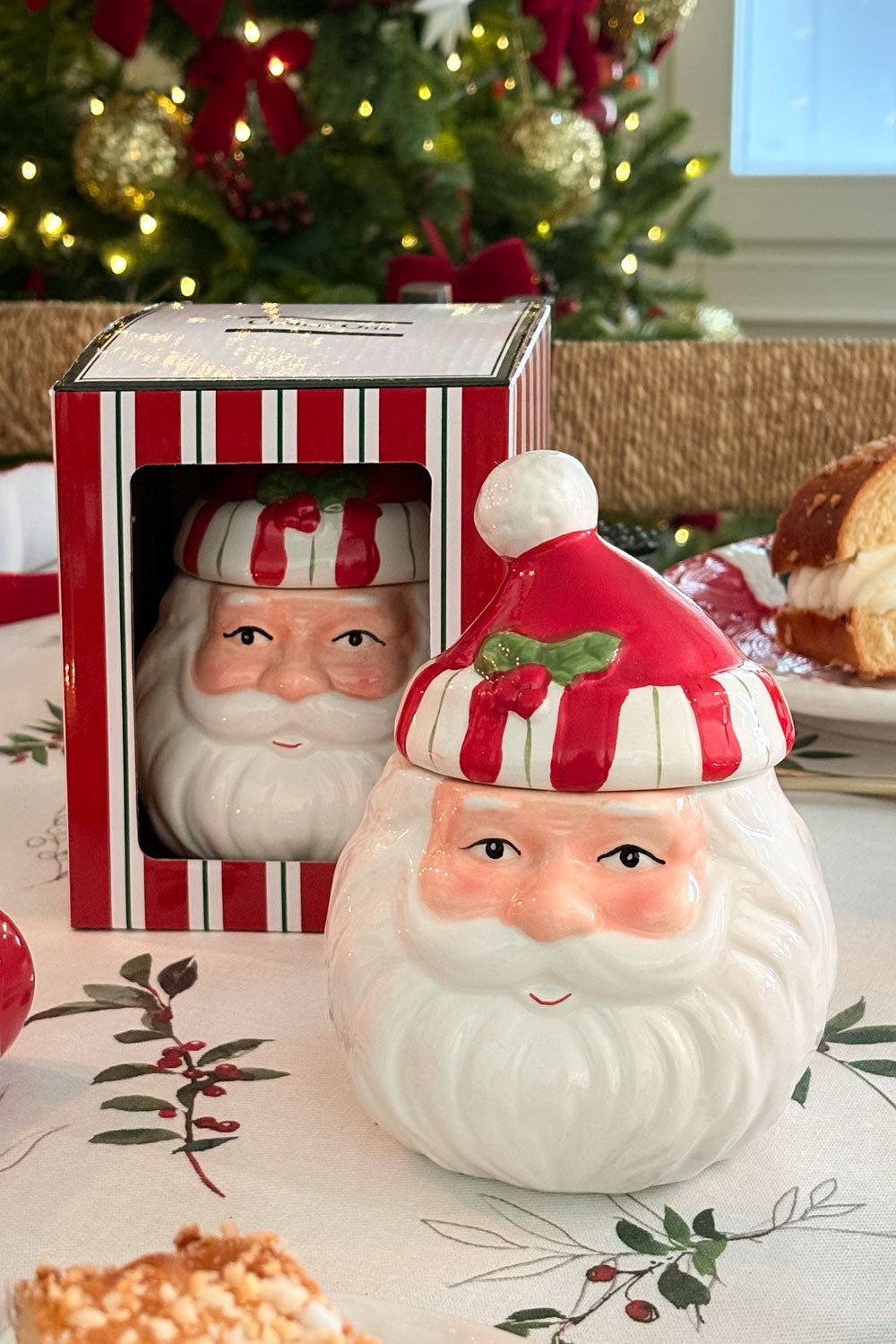 Detalle Caja Azucarero Con Diseño De Papá Noel Cristina Oria 