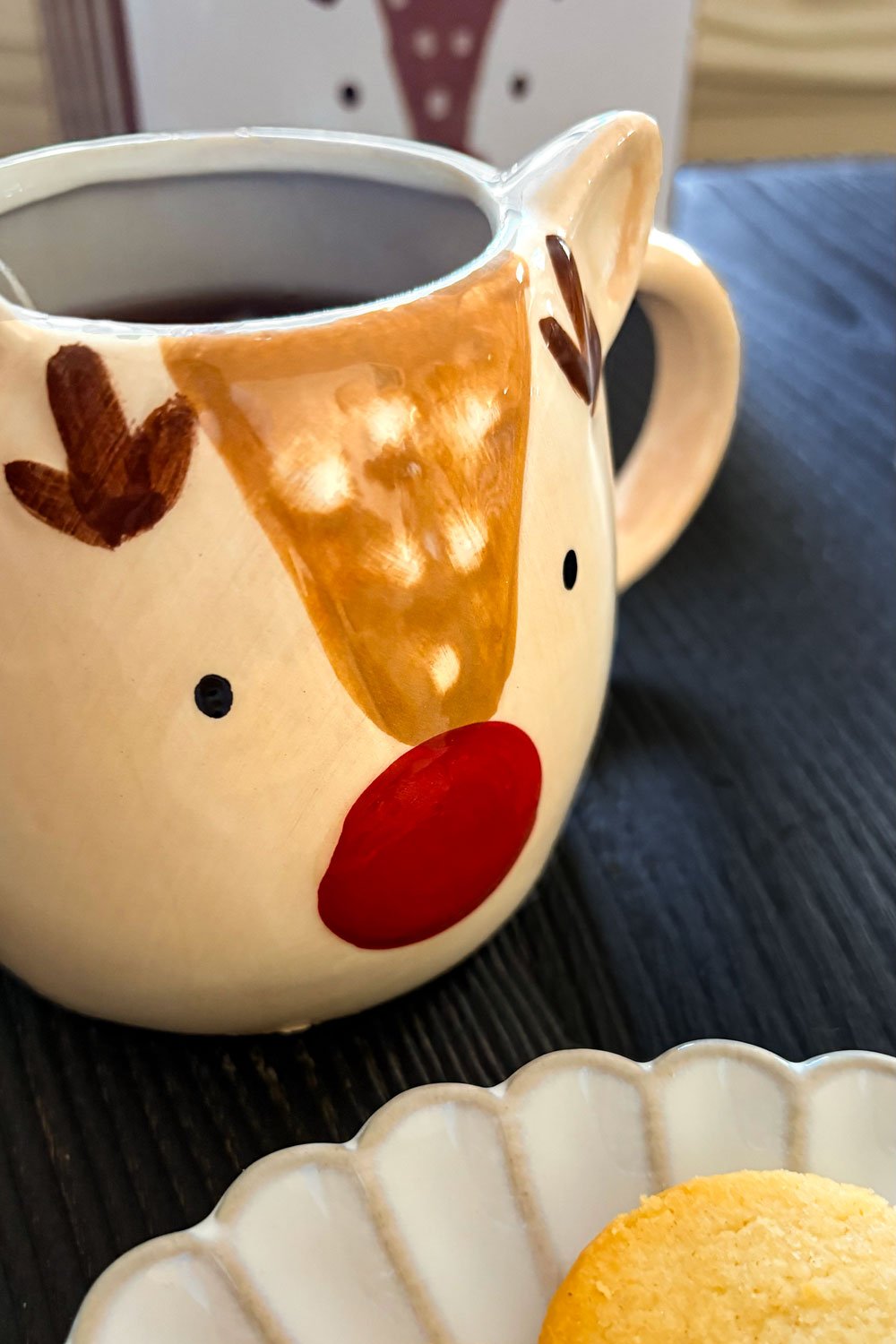 Detalle Taza Con Diseño De Reno Navidad Cristina Oria 