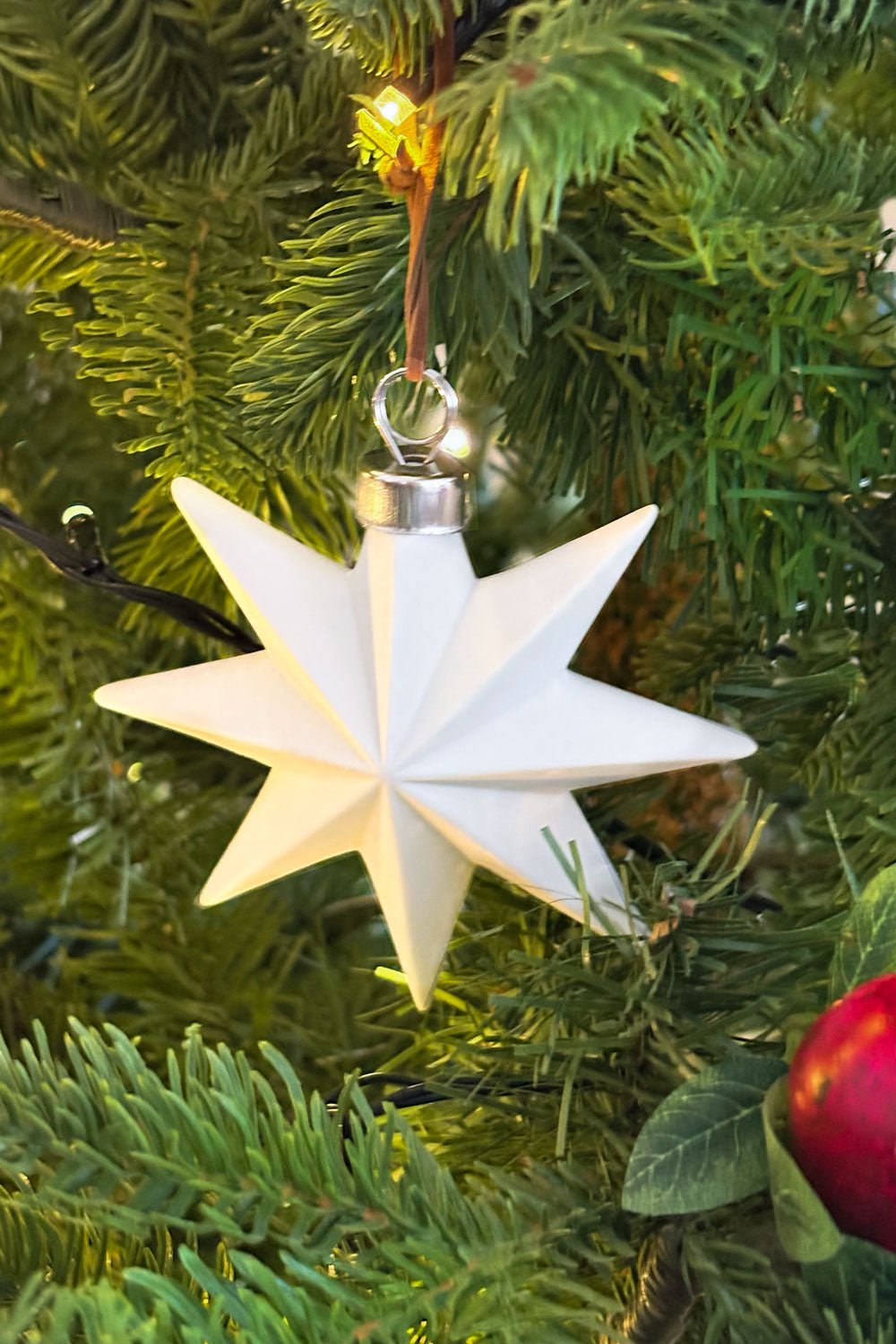 Adorno Estella De Porcelana Blanca Cristina Oria 