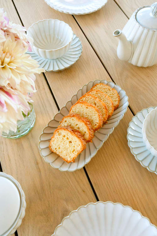 Plateau apéritif Fleur blanche CO