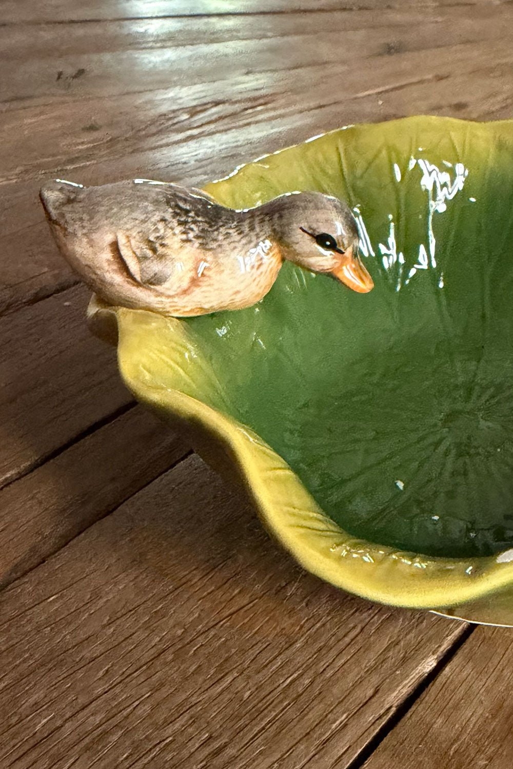 Zoom Cuenco Con Diseño De Hoja Y Figura De Pato Cristina Oria