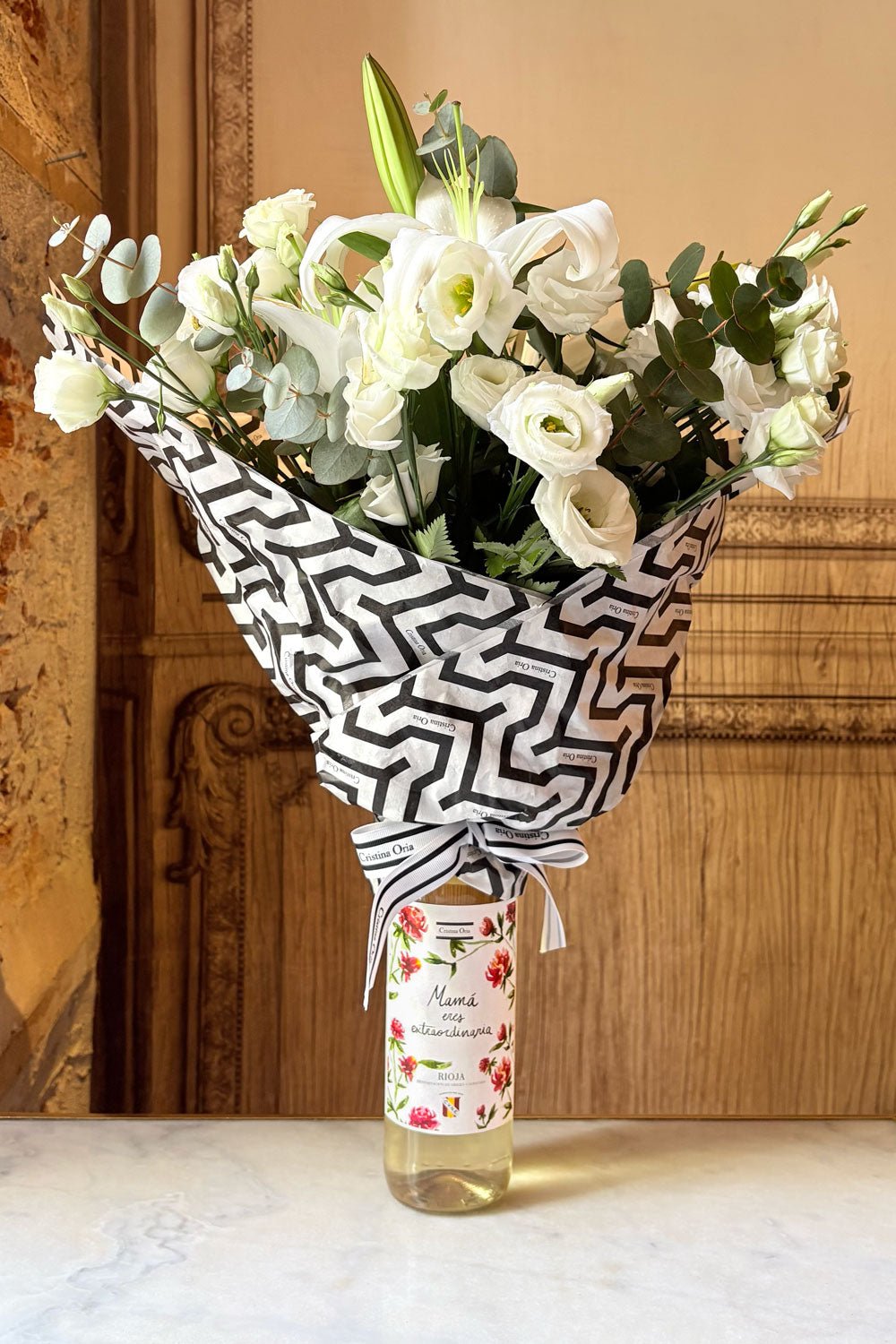 Vino & Flores "Mamá Eres Extraordinaria" Cristina Oria