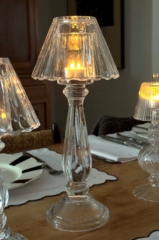 Candelabro De Cristal Con Diseño De Lámpara París Grande Cristina Oria 