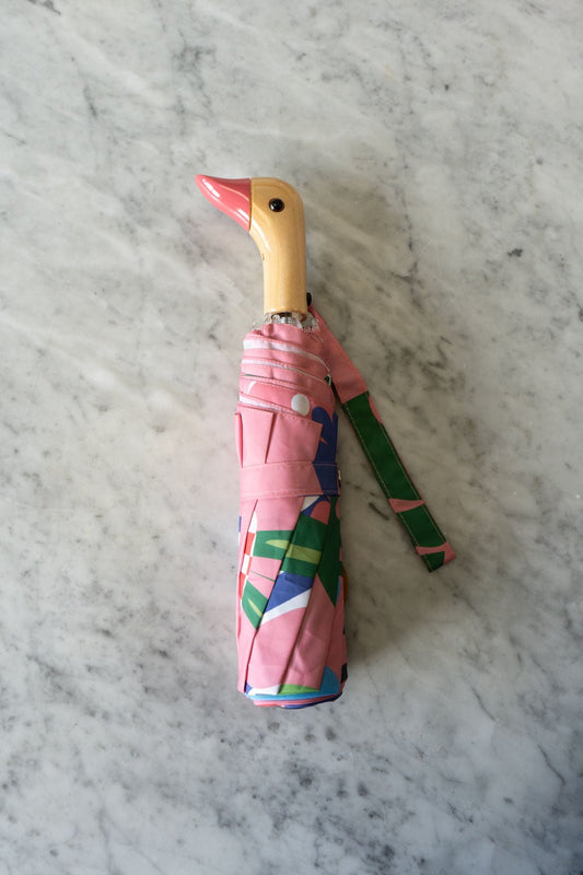 Parapluie Tête de canard avec fleurs