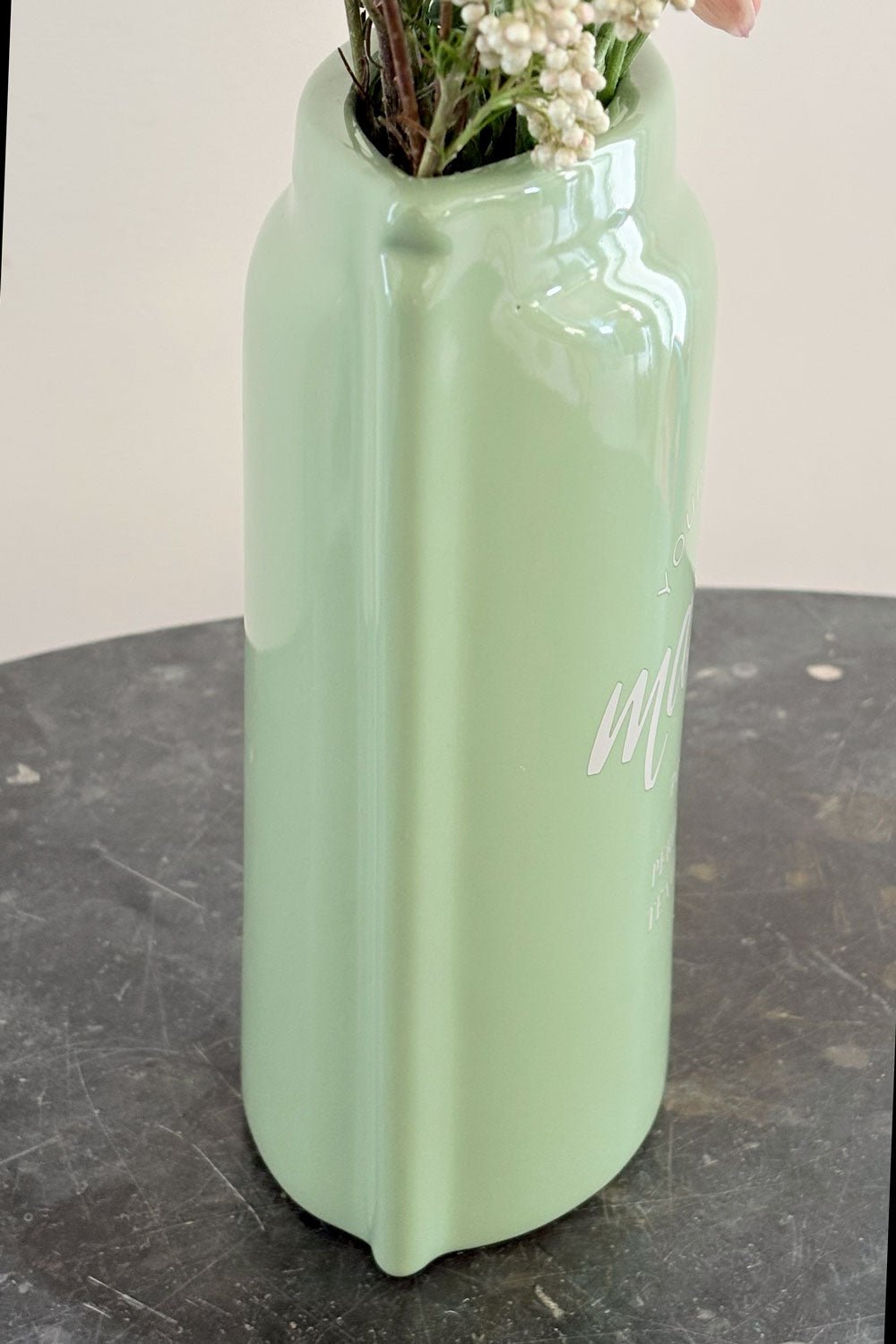 Lado Jarrón Diseño Matcha Verde Cristina Oria