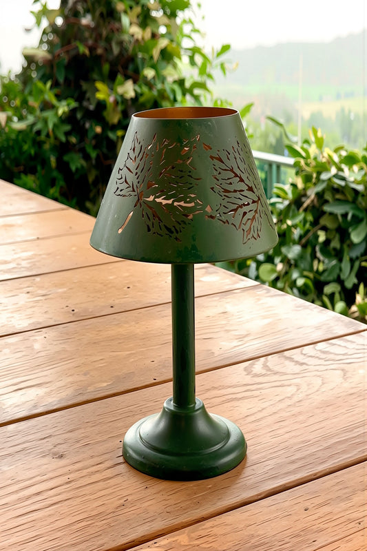 Lámpara Para Vela Verde