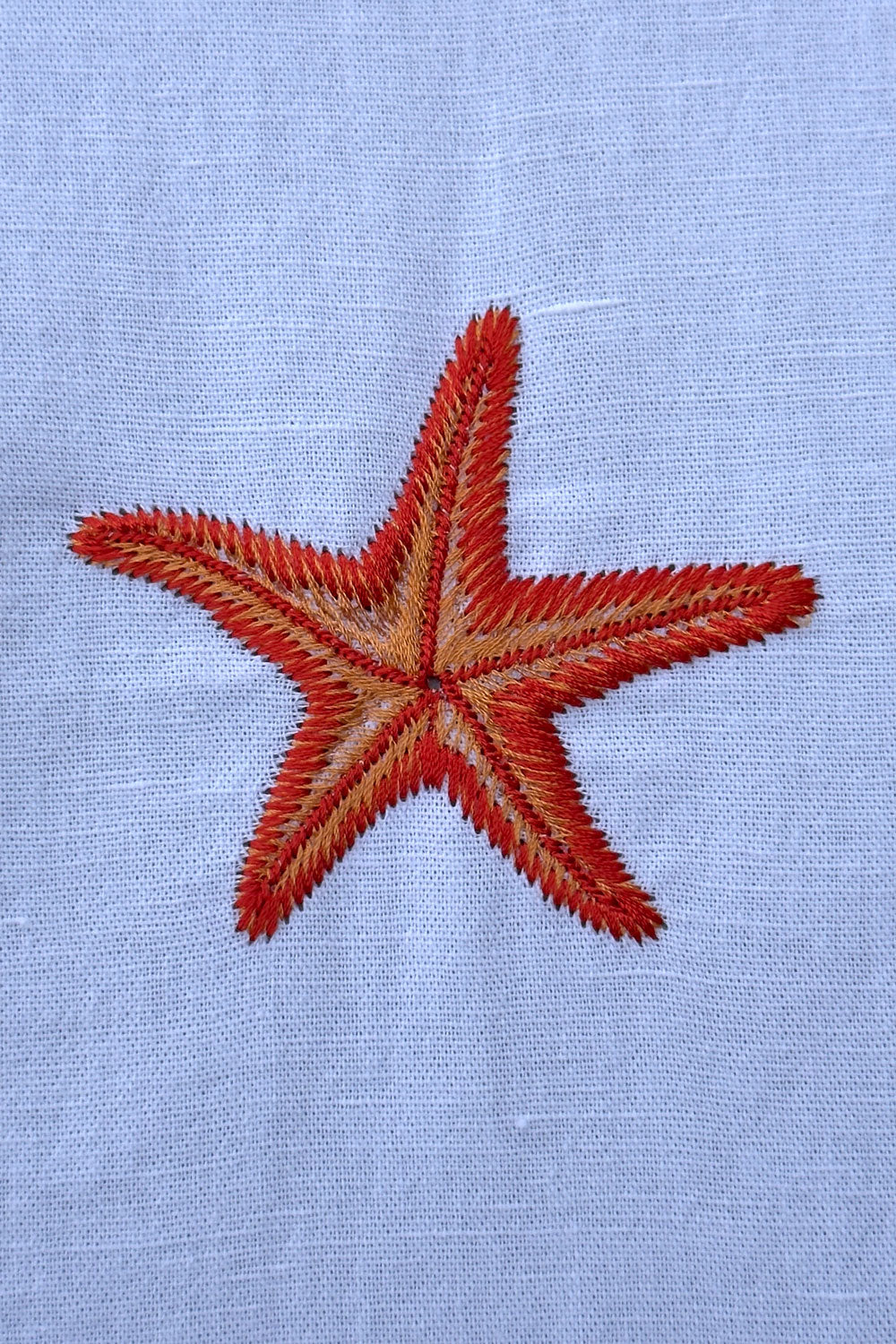 Estrella Mantel Blanco Con Animales Marinos Cristina Oria