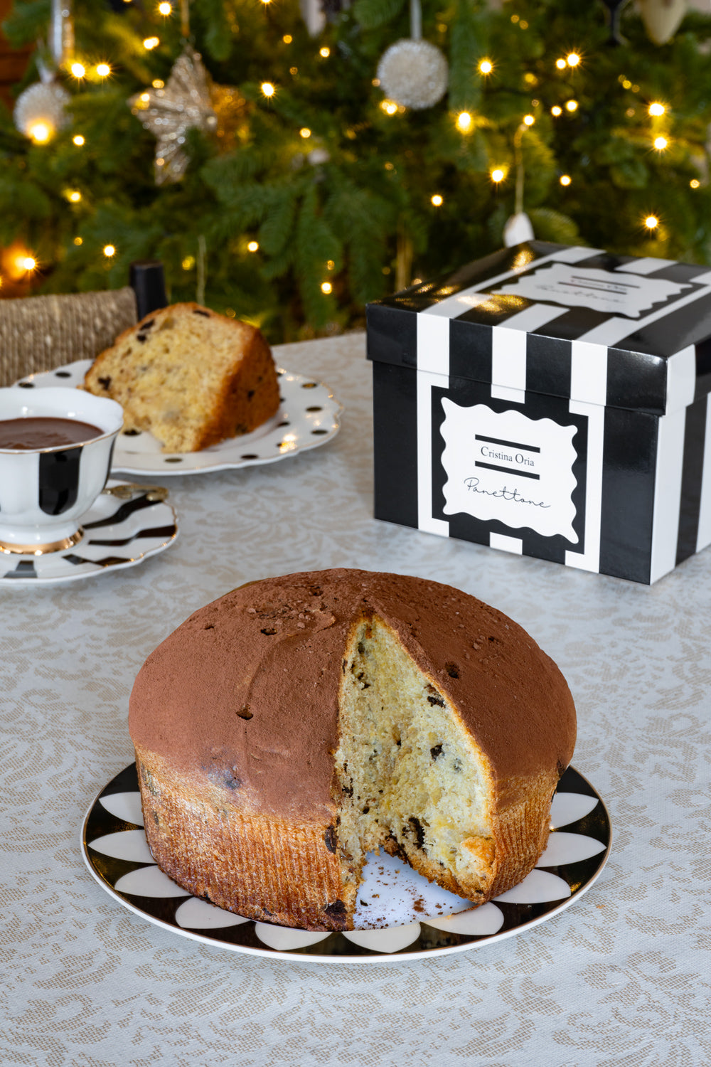 Panettone De Chocolate Y Crema De Tiramisú 500 G Cristina Oria