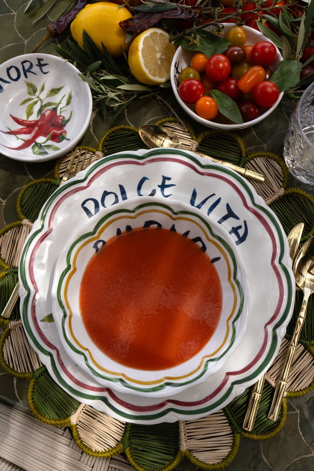 Plato Hondo De Melamina Dolce Vita Platos Y Bajoplatos