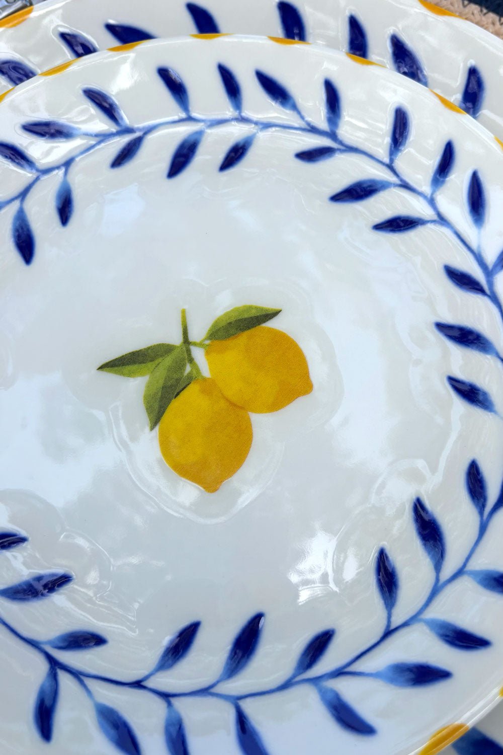 Detalles Plato De Postre En Porcelana Limoncello Cristina Oria