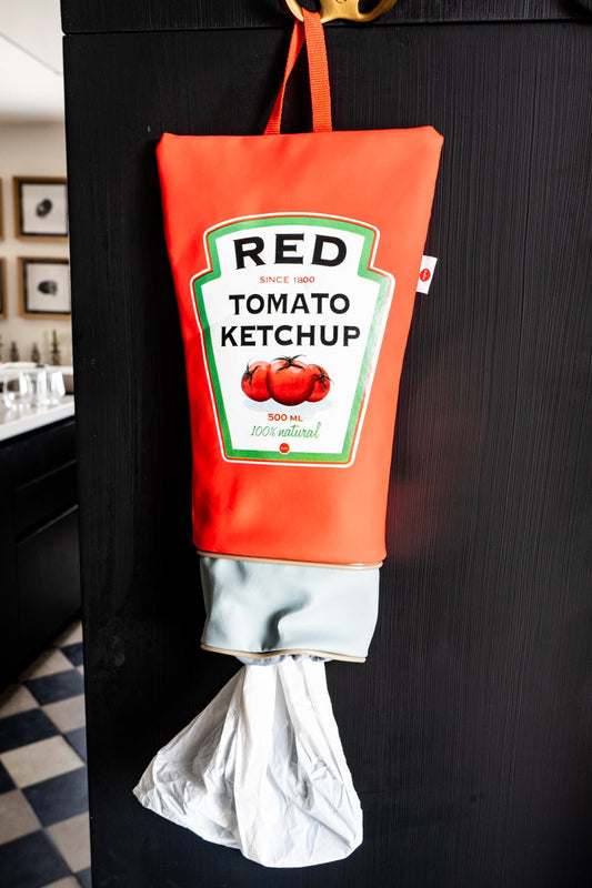 Dispensador De Bolsas De Plástico Con Diseño De Ketchup