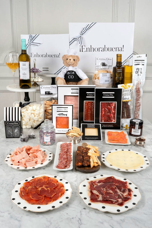 Caja Recién Mamá Sibarita & Oso Chef Cristina Oria 