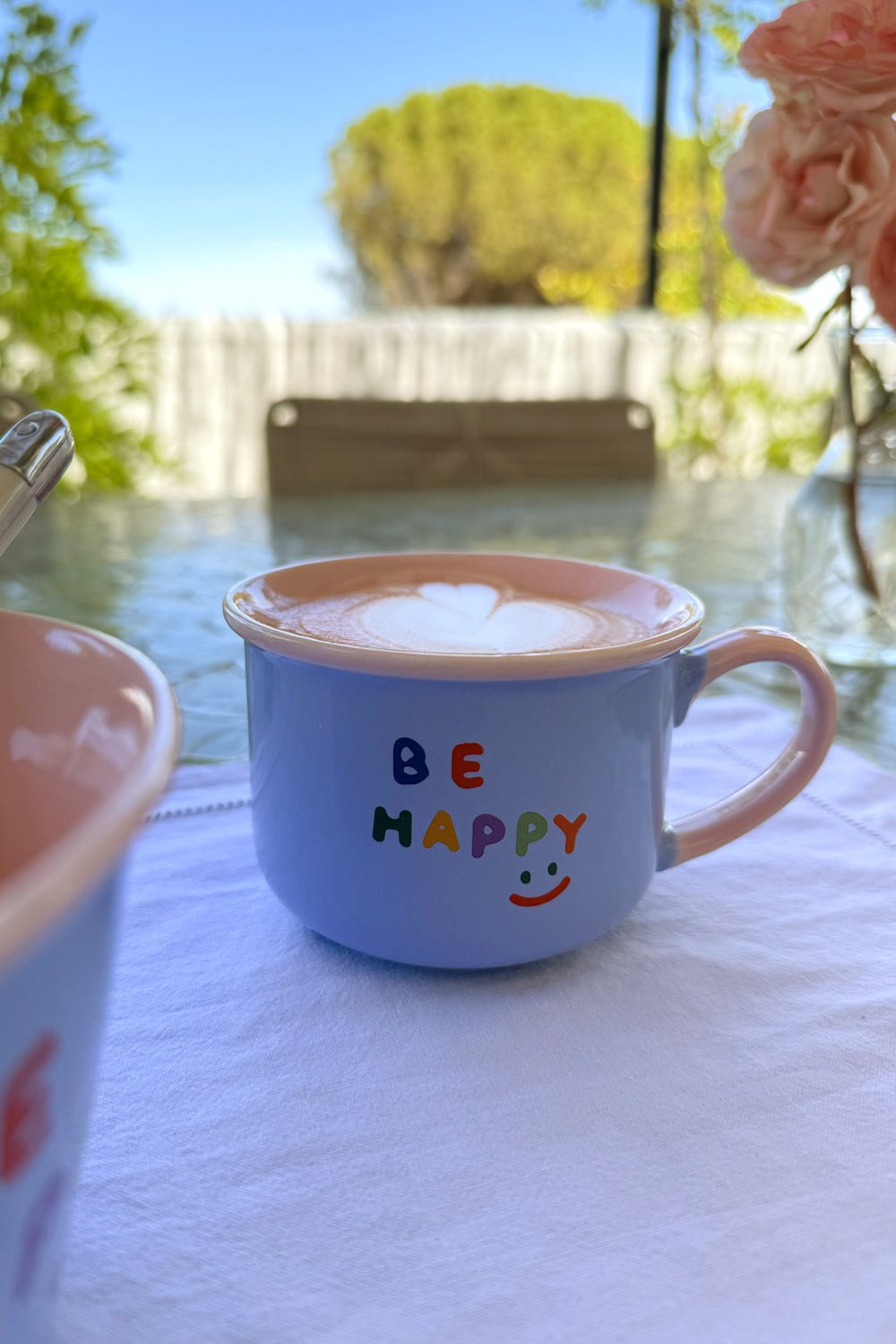 Taza Diseño Happy Rosa Cristina Oria