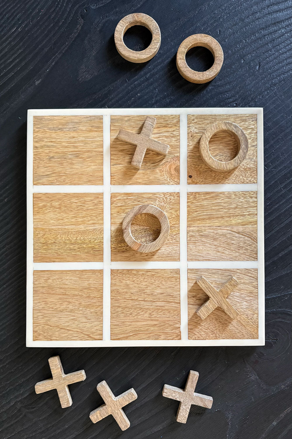 Juego De Madera Tres En Raya