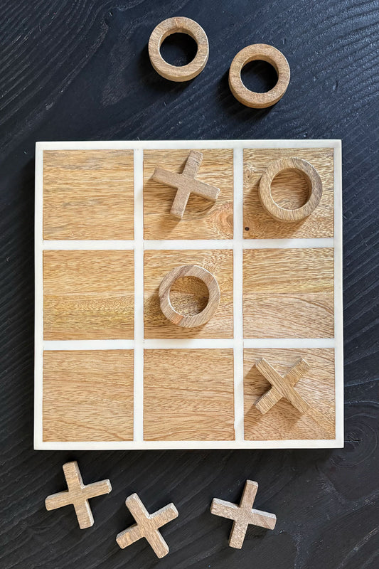 Juego De Madera Tres En Raya