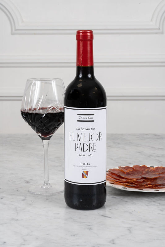 Vino Cune Rioja Crianza "Un Brindis Por El Mejor Padre Del Mundo" Cristina Oria