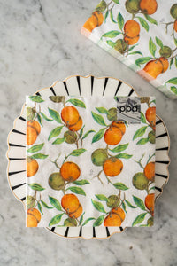 Servilletas Con Diseño De Naranjas Pequeñas - Cristina Oria