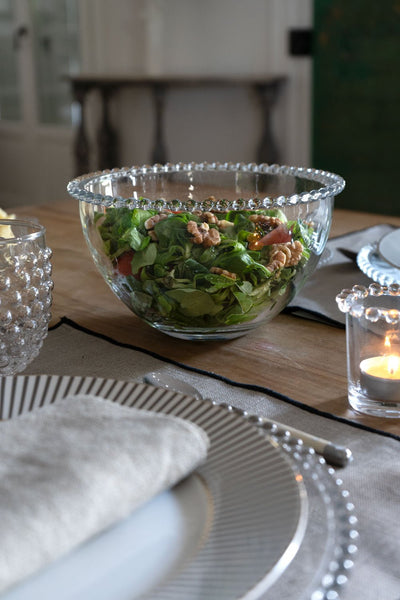 Ensaladera de cristal extra grande – Ensaladeras para fiestas, elegante y  práctica cocina imprescindible