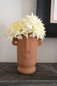 Jarrón De Porcelana Cara Terracota - Cristina Oria