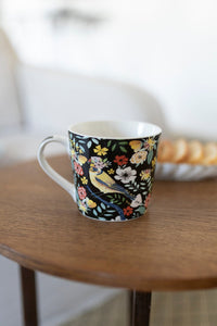 Mug Con Diseño De Pájaros & Flores - Cristina Oria