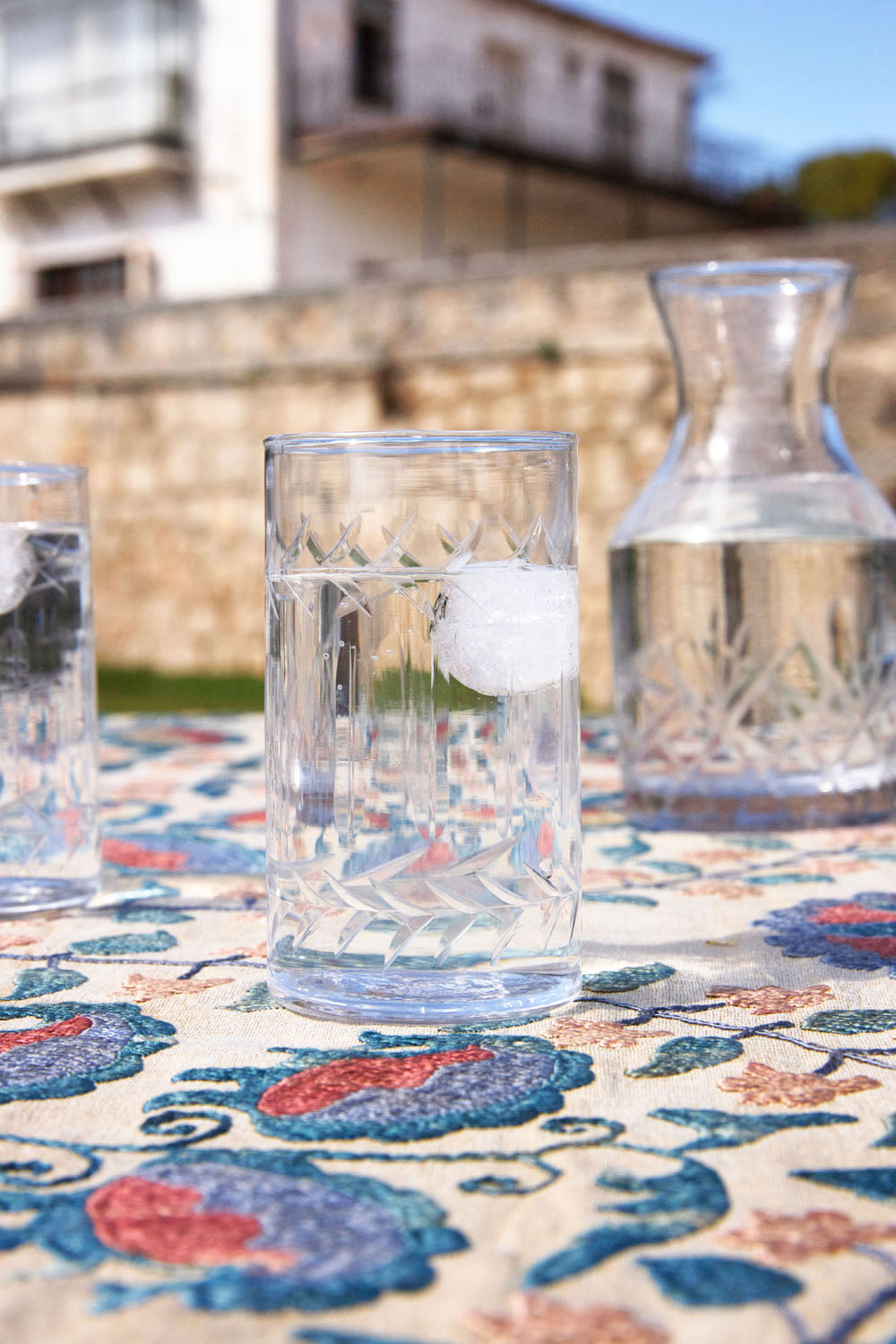 Vaso Cristal Tallado Pequeño