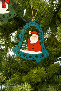 Adorno De Madera Campana Navidad - Cristina Oria