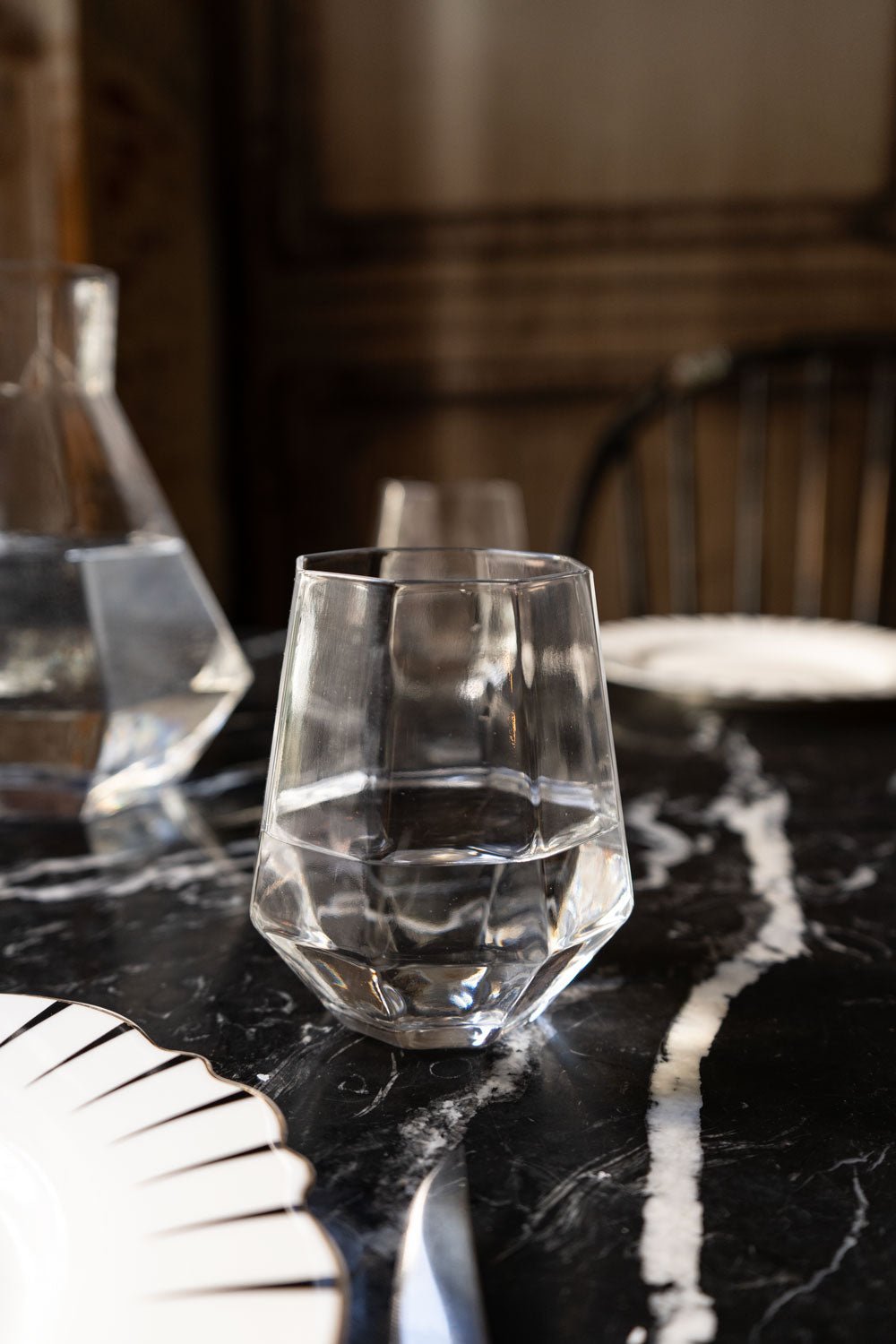 Set 6 Vasos Cristal Transparente Picos – Cristina Oria
